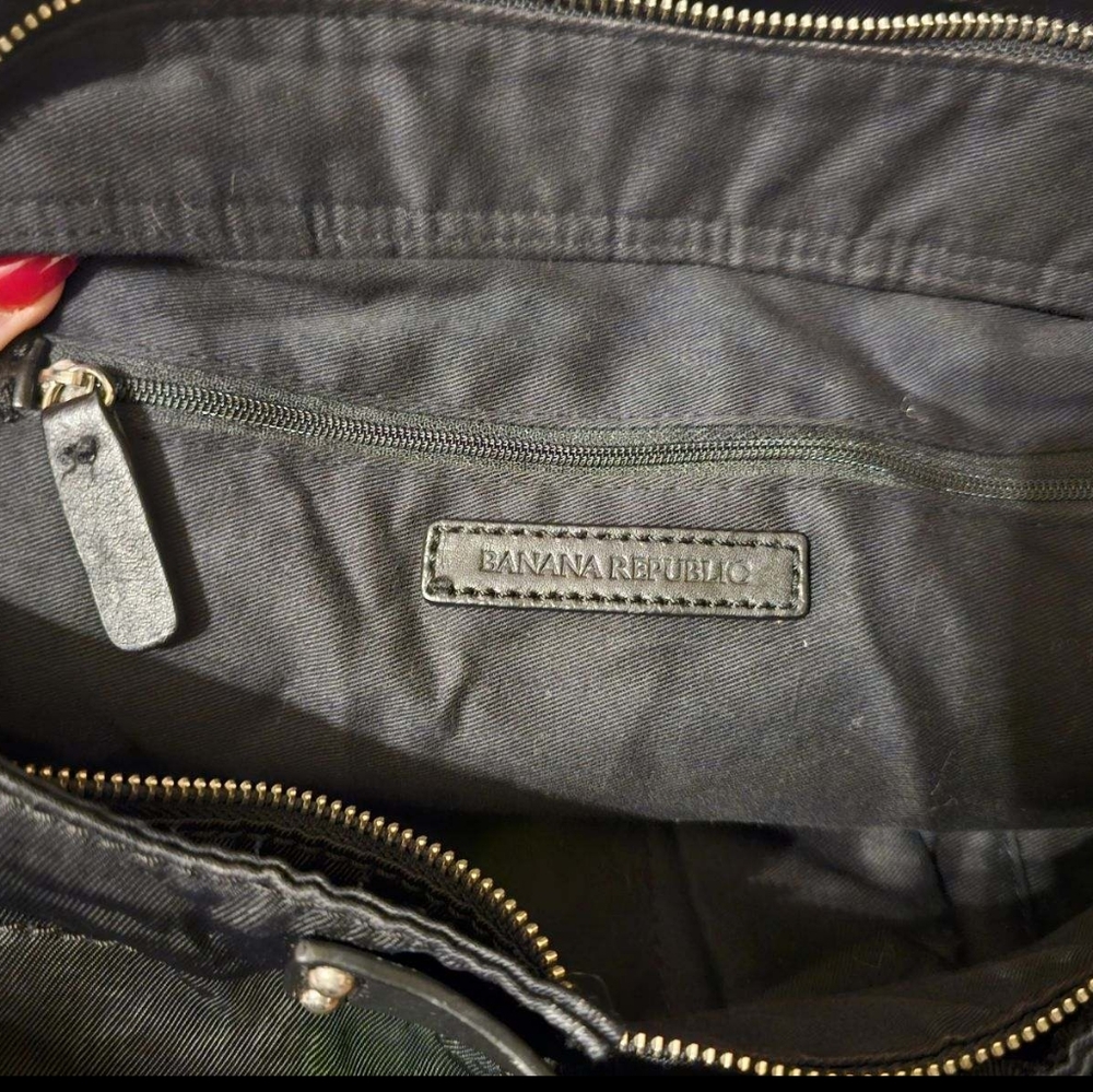 Banana Republic Black Fabric Tote - Picture 4 of 7